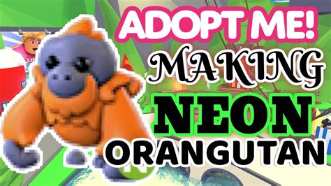 Mega <strong>Neon</strong> Parakeet. . Neon orangutan adopt me